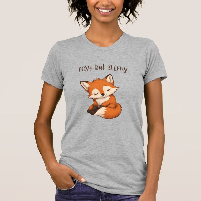 SCHLAUE ABER SCHLÄFRIGE T-Shirt (Vorderseite)