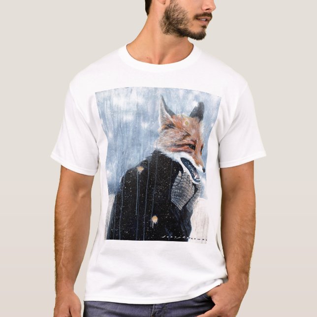 Schlauer Fox T-Shirt (Vorderseite)