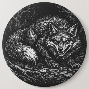 Schlauer Wald Fuchs — von BurnsInHell Button
