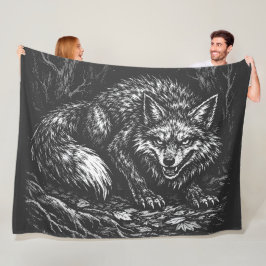 Schlauer Wald Fuchs — von BurnsInHell Fleecedecke