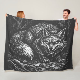Schlauer Wald Fuchs — von BurnsInHell Fleecedecke