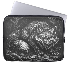 Schlauer Wald Fuchs — von BurnsInHell Laptopschutzhülle