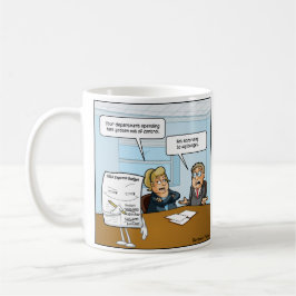 Schlaues Budget Funny Coffee Tasse
