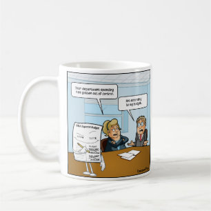 Schlaues Budget Funny Coffee Tasse
