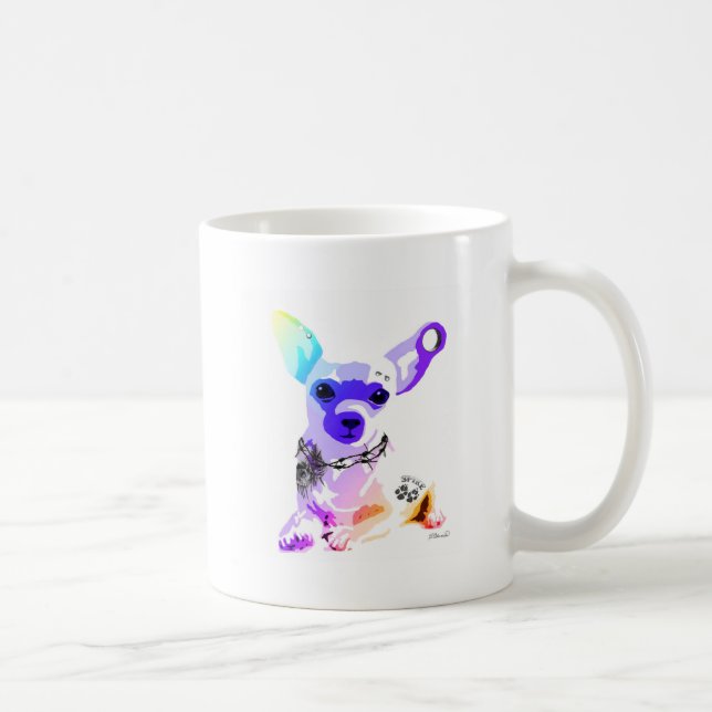 Schlecht an das Knochen Chihuahua Tasse (Rechts)