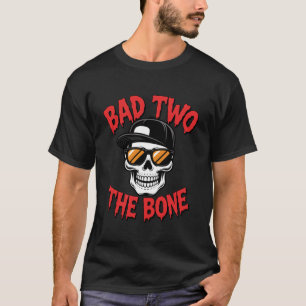 Schlecht bis auf die Knochen 2. Geburtstag Hallowe T-Shirt