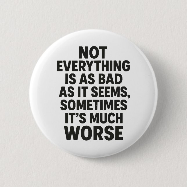schlecht button (Vorderseite)