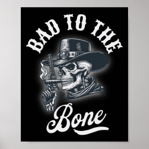 Schlecht für den Knochenschädel-Rebell Edgy Hallow Poster