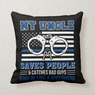 Schlecht-Typ Onkel-Police Save People Catches Kissen