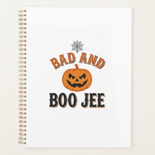 Schlecht und Boo Jee Halloween-Kürbis-Grafik_1 Planer