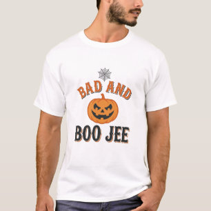 Schlecht und Boo Jee Halloween-Kürbis-Grafik_1 T-Shirt