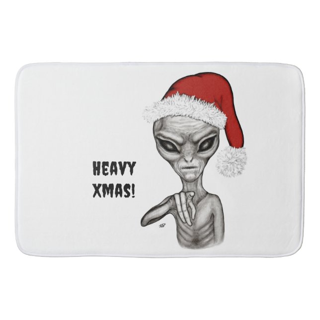 Schlechte Alien, schwere Weihnachten! Badematte (Vorderseite)