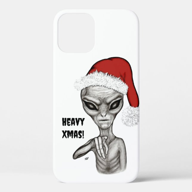 Schlechte Alien, schwere Weihnachten! Case-Mate iPhone Hülle (Rückseite)
