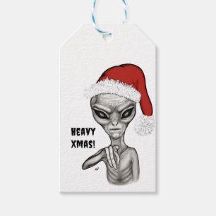 Schlechte Alien, schwere Weihnachten! Geschenkanhänger