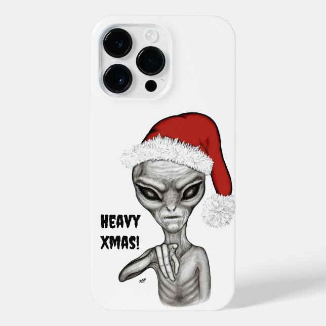 Schlechte Alien, schwere Weihnachten! iPhone Hülle (Rückseite)