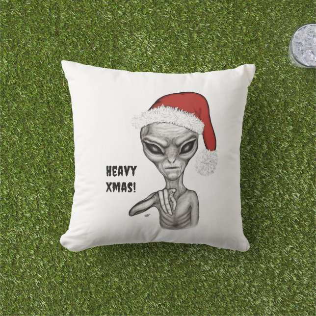 Schlechte Alien, schwere Weihnachten! Kissen (Golfball-Marker)