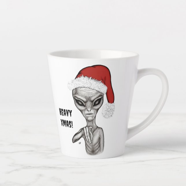 Schlechte Alien, schwere Weihnachten! Milchtasse (Rechts)