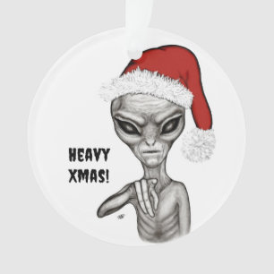 Schlechte Alien, schwere Weihnachten! Ornament