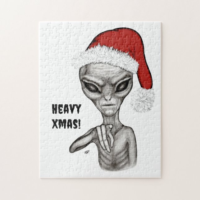 Schlechte Alien, schwere Weihnachten! Puzzle (Vertikal)