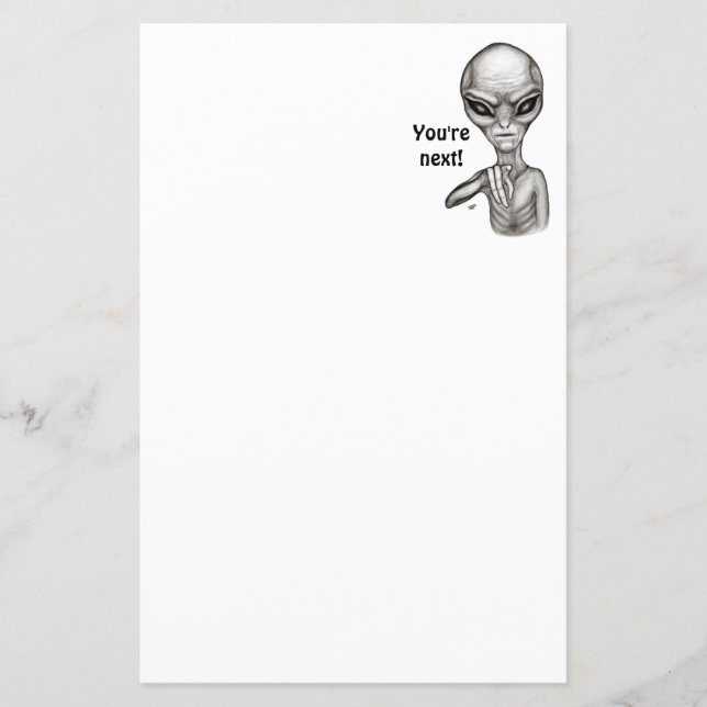 Schlechte Alien, Sie sind als Nächstes dran! (Vorderseite)