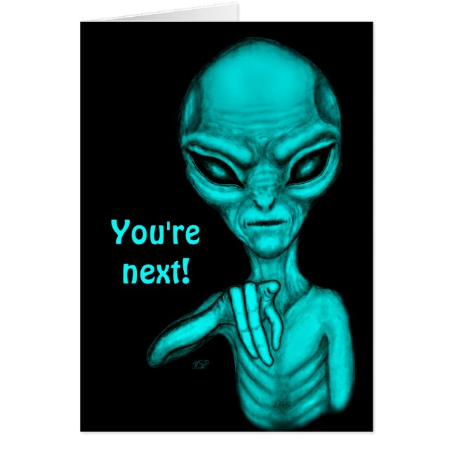 Schlechte Alien, Sie sind als Nächstes dran! (Vorne)