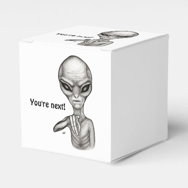 Schlechte Alien, Sie sind als Nächstes dran! Geschenkschachtel (Vorderseite)