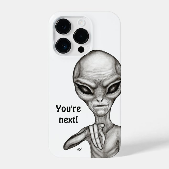 Schlechte Alien, Sie sind als Nächstes dran! iPhone Hülle (Rückseite)