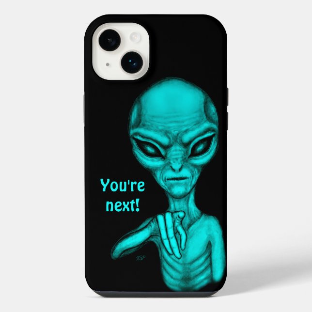 Schlechte Alien, Sie sind als Nächstes dran! iPhone Hülle (Rückseite)