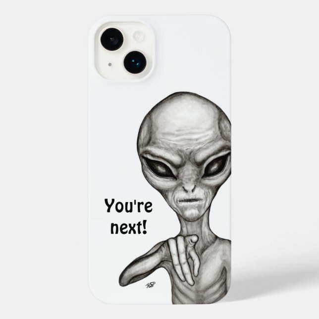Schlechte Alien, Sie sind als Nächstes dran! iPhone Hülle (Rückseite)
