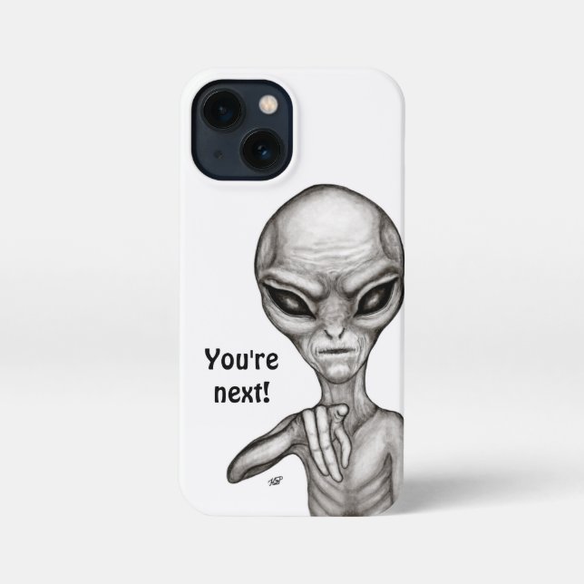 Schlechte Alien, Sie sind als Nächstes dran! iPhone Hülle (Rückseite)