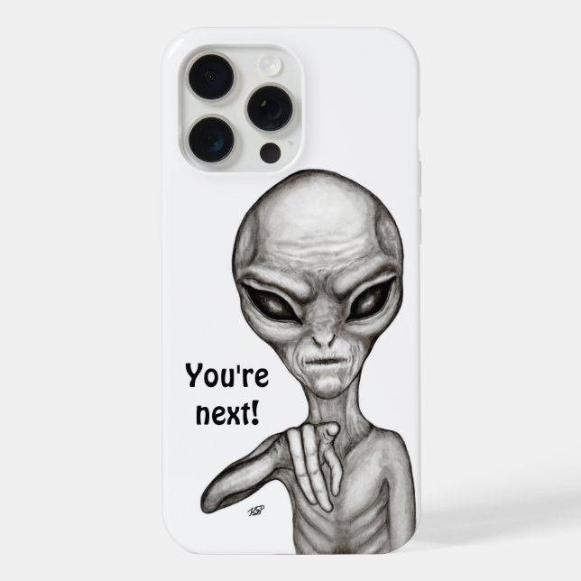 Schlechte Alien, Sie sind als Nächstes dran! iPhone Hülle (Rückseite)