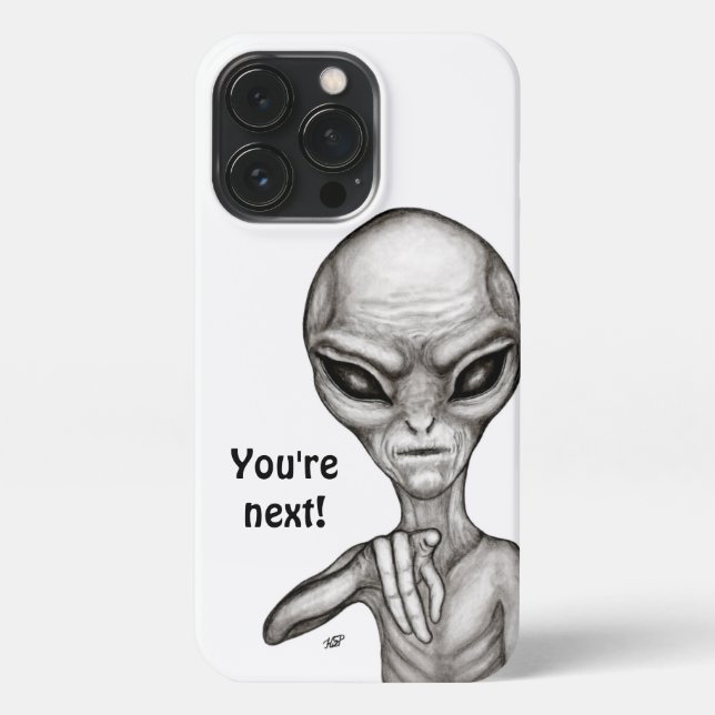 Schlechte Alien, Sie sind als Nächstes dran! iPhone Hülle (Rückseite)