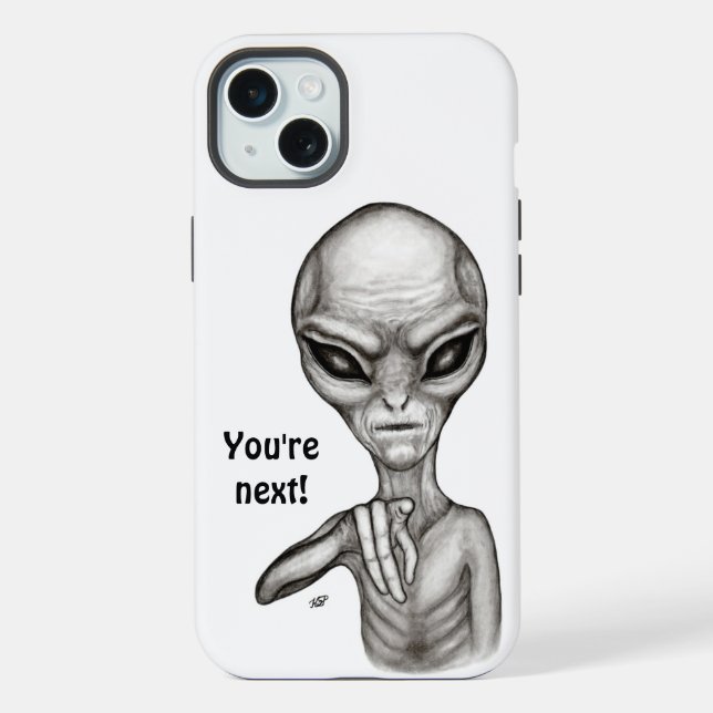Schlechte Alien, Sie sind als Nächstes dran! iPhone Hülle (Rückseite)