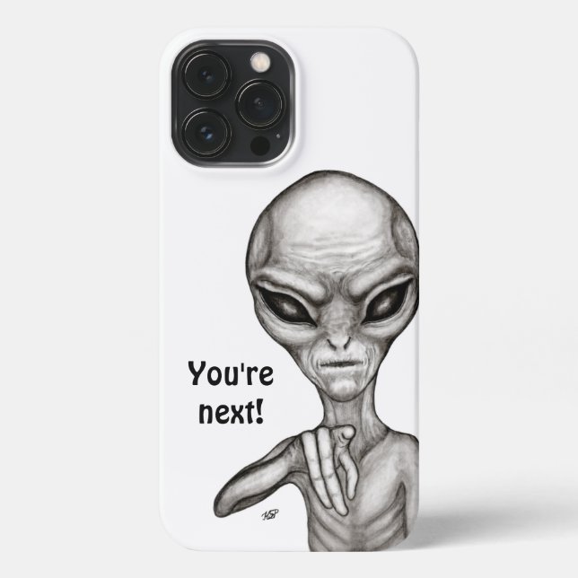Schlechte Alien, Sie sind als Nächstes dran! iPhone Hülle (Rückseite)