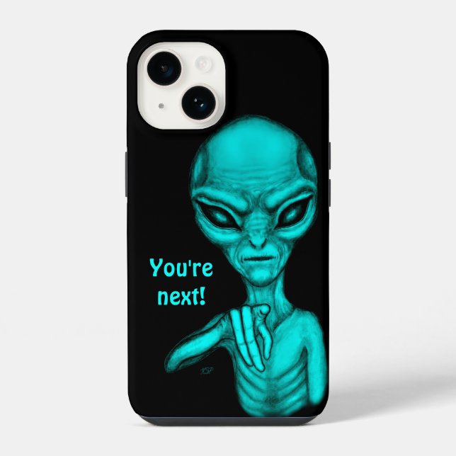 Schlechte Alien, Sie sind als Nächstes dran! iPhone Hülle (Rückseite)
