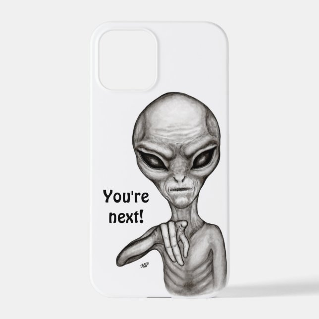 Schlechte Alien, Sie sind als Nächstes dran! iPhone Hülle (Rückseite)