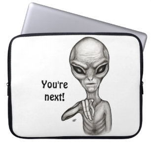 Schlechte Alien, Sie sind als Nächstes dran! Laptopschutzhülle
