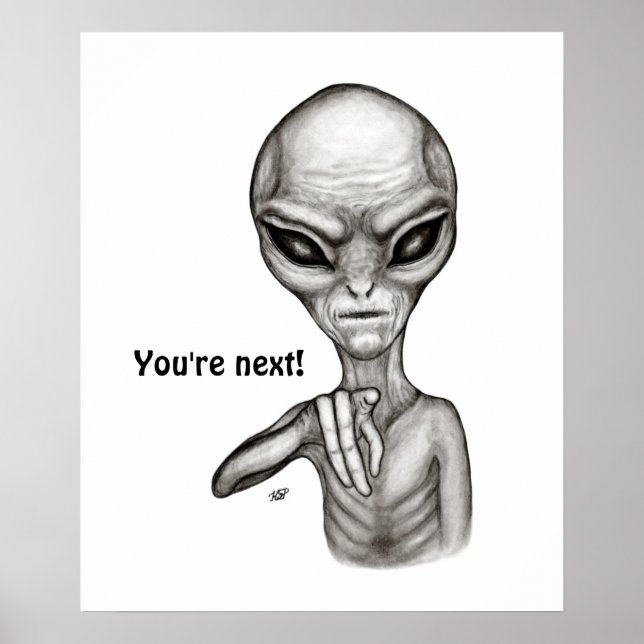Schlechte Alien, Sie sind als Nächstes dran! Poster (Vorne)