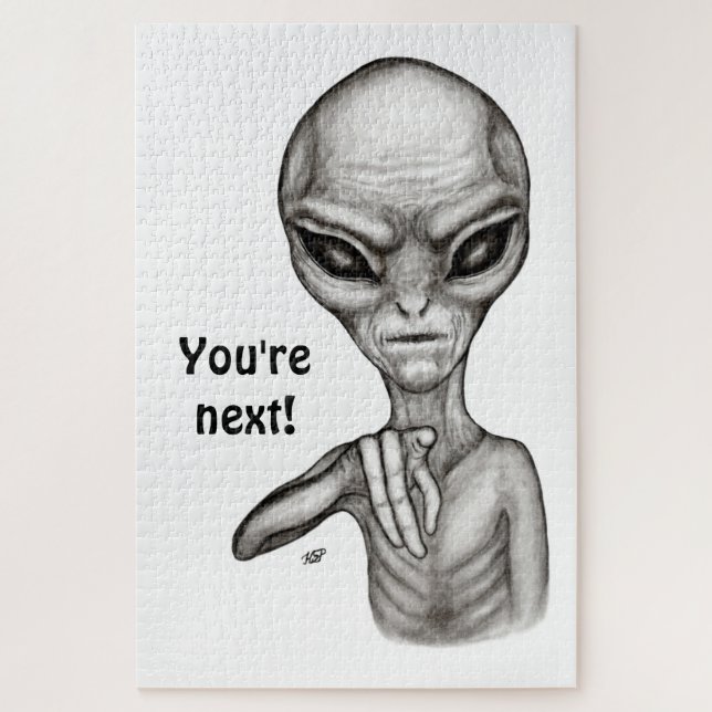 Schlechte Alien, Sie sind als Nächstes dran! Puzzle (Vertikal)