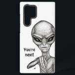 Schlechte Alien, Sie sind als Nächstes dran! Samsung Galaxy Hülle<br><div class="desc">Graue Alien ,  Fantasy Art Pencil Zeichnend von Krisi ArtKSZP >>> Mehr Produkte im Store Category >>> Alien >>> Bad Alien</div>