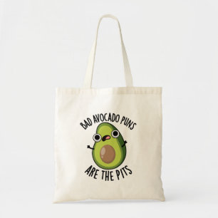 Schlechte Avocado-Punnen sind die Pits Funny Fruit Tragetasche