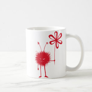 Schlechte Blumen-Wanze Kaffeetasse