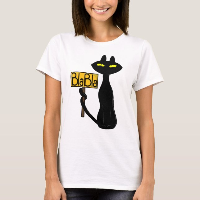 Schlechte Boogie - Die Katze - "BlaBla"  T-Shirts (Vorderseite)