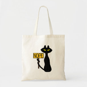 Schlechte Boogie -Die Katze- "NEIN" lustige Tote T Tragetasche