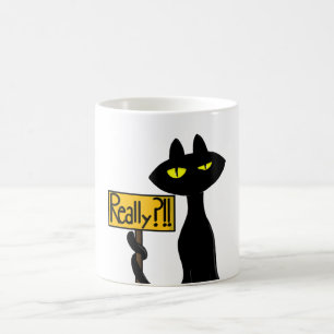 Schlechte Boogie - Die Katze - " Wirklich?!!" lust Kaffeetasse