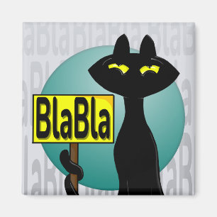 Schlechte Boogie Fanny Magnet - BlaBla-Schild