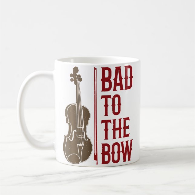 Schlechte Bratsche Violinist Orchester M Kaffeetasse (Links)