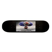 Schlechte Clown-Bomben-Skateboard-atomarplattform