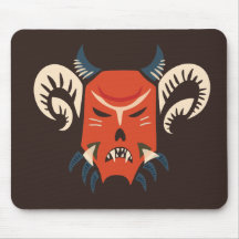 Schlechte Dämon-Maske mit Hörnern