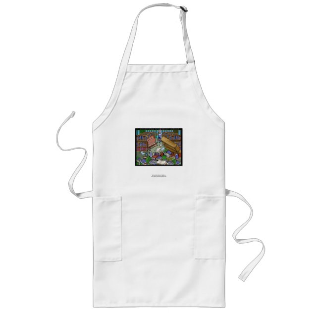 Schlechte Dinge passieren 2 Gute Leute Funny Apron Lange Schürze (Vorne)